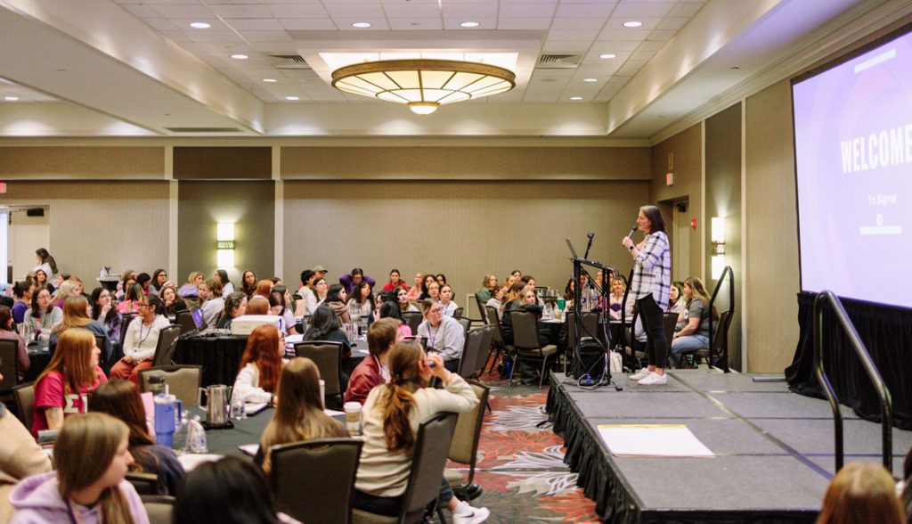 Collegiate chapter officers at 2024 Prevention Institute